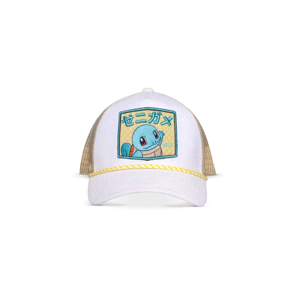 Pokémon - Squirtle Casquette de camionneur - Marron/Blanc cassé